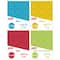 JAM Paper 2.5" Bright Colors Circle Label Sticker Seals, 4 Packs of 120